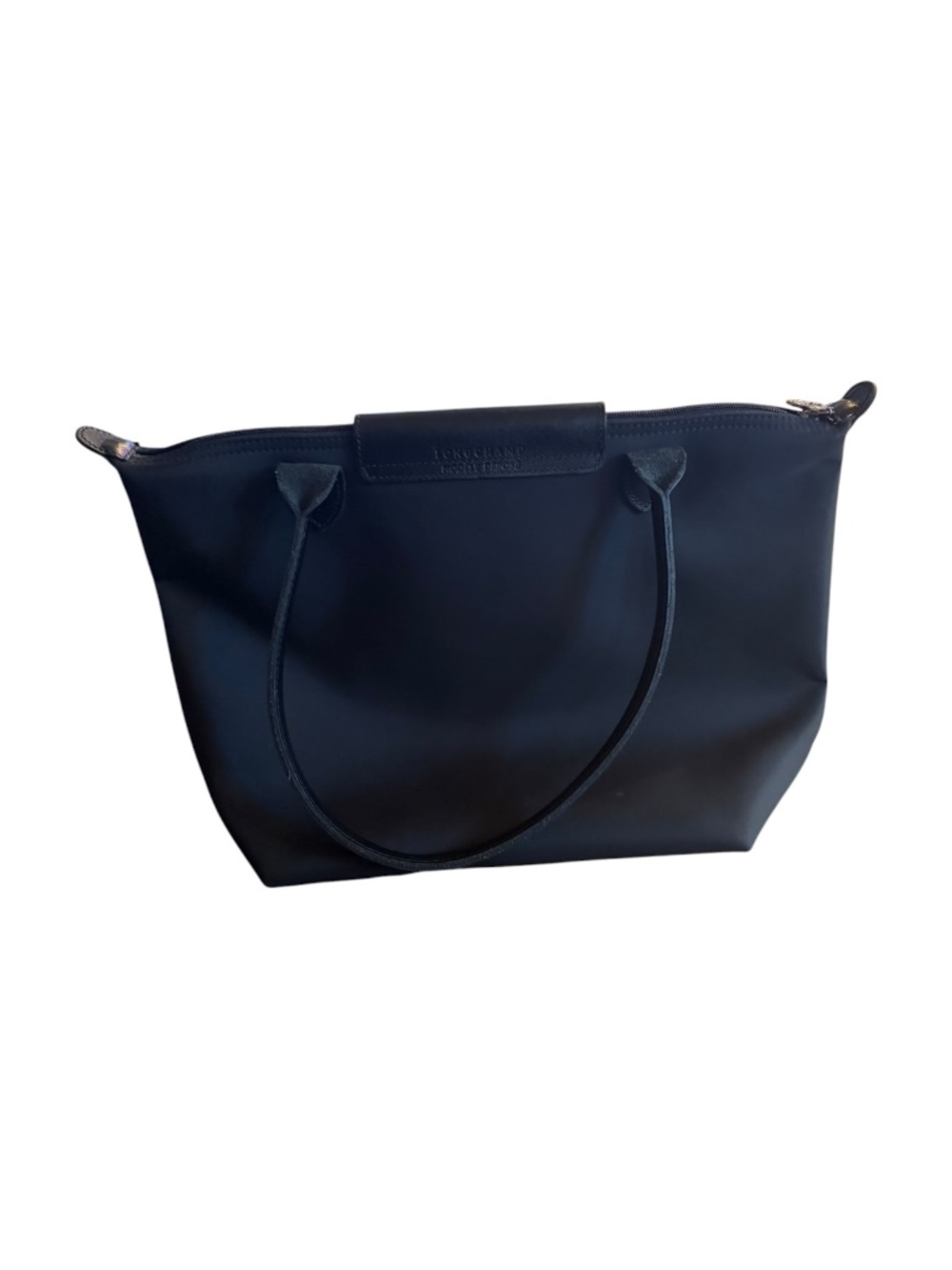 Longchamp Le Pliage Neo Medium Black Nylon Shoulder Tote - Picture 2 of 12